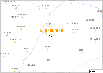 map of Shuangmiao