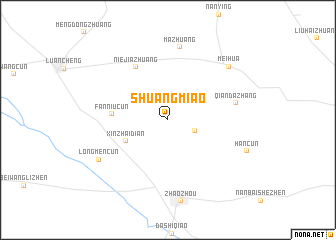 map of Shuangmiao