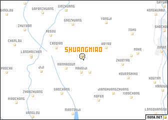 map of Shuangmiao