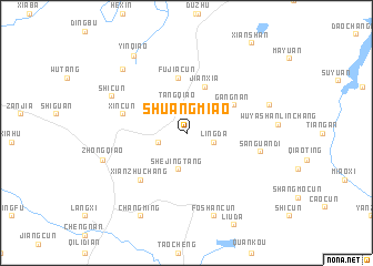 map of Shuangmiao