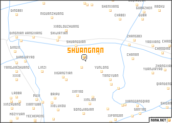 map of Shuangnan