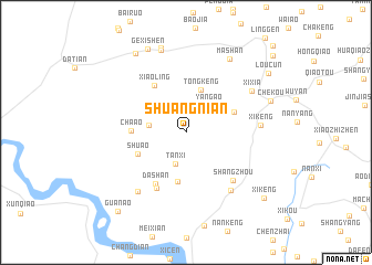 map of Shuangnian