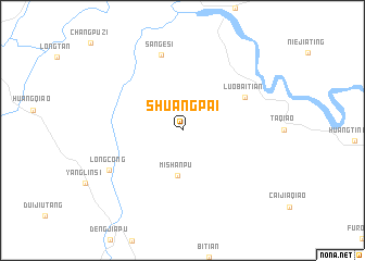 map of Shuangpai