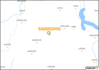 map of Shuangping