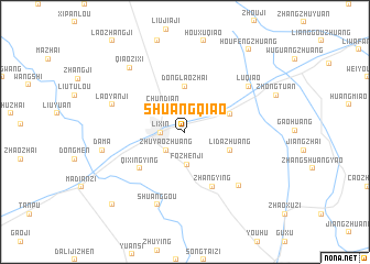 map of Shuangqiao