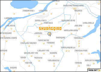 map of Shuangqiao