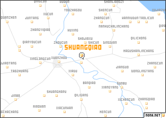 map of Shuangqiao