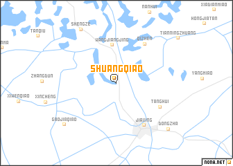 map of Shuangqiao