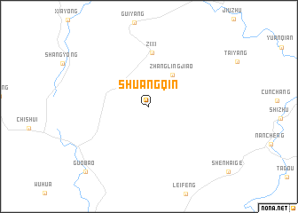 map of Shuangqin