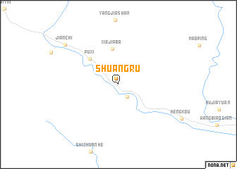 map of Shuangru