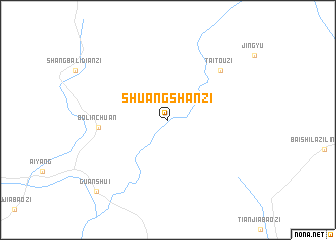 map of Shuangshanzi