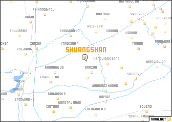 map of Shuangshan