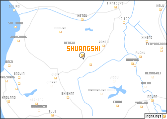 map of Shuangshi