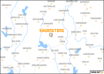 map of Shuangtang