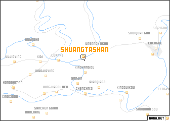 map of Shuangtashan