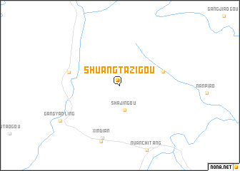 map of Shuangtazigou