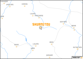 map of Shuangtou