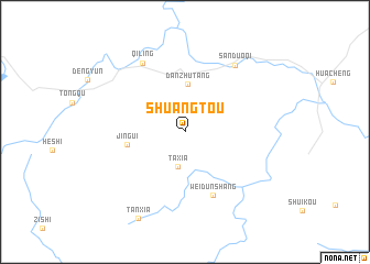 map of Shuangtou