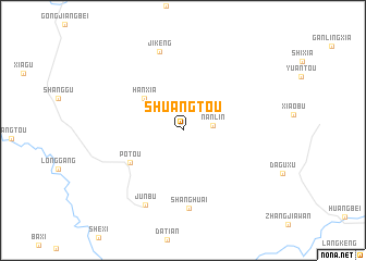 map of Shuangtou