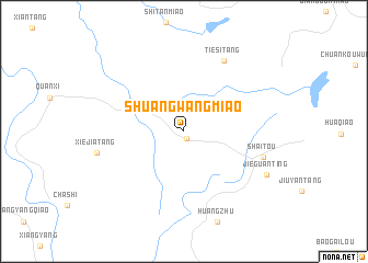 map of Shuangwangmiao