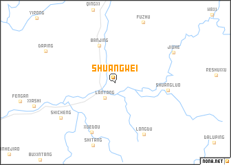 map of Shuangwei