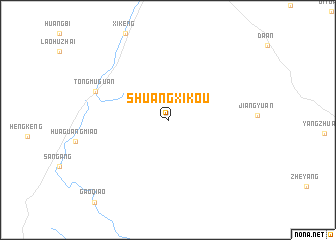 map of Shuangxikou