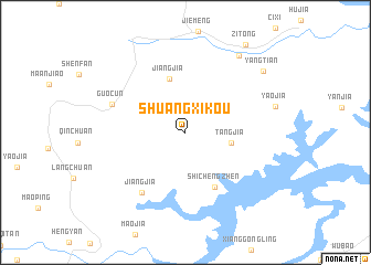 map of Shuangxikou