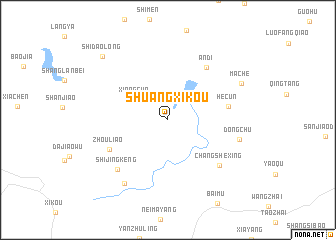 map of Shuangxikou