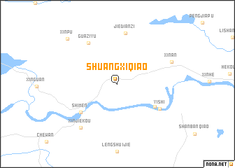 map of Shuangxiqiao