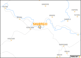 map of Shuangxi