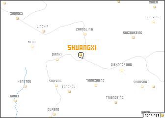 map of Shuangxi