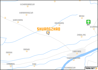 map of Shuangzhao