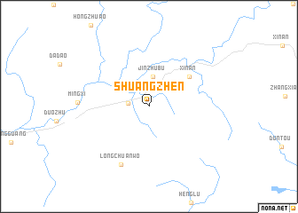map of Shuangzhen