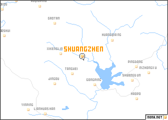 map of Shuangzhen