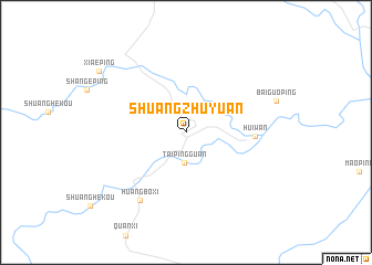 map of Shuangzhuyuan