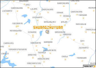 map of Shuangzhuyuan