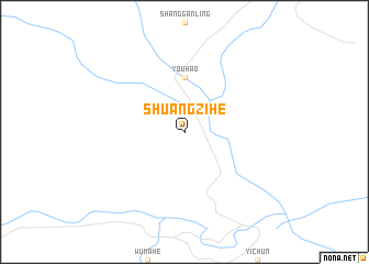 map of Shuangzihe