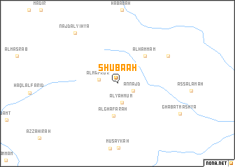 map of Shubā‘ah