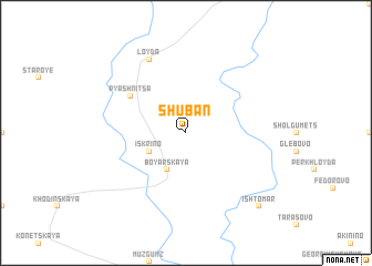 map of Shuban\