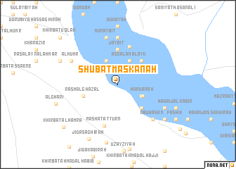 map of Shu‘bat Maskanah