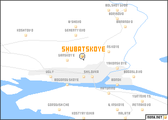 map of Shubatskoye
