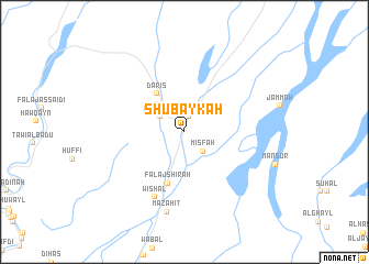 map of Shubaykah