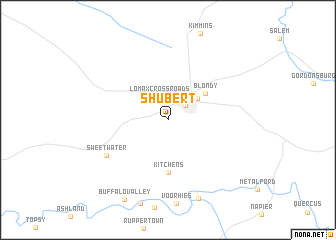 map of Shubert