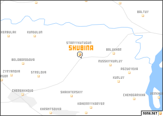 map of Shubina