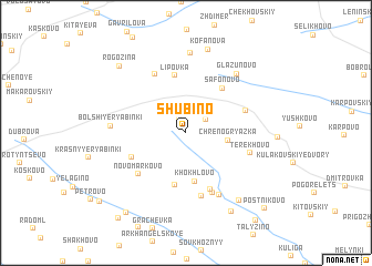 map of Shubino