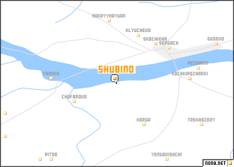 map of Shubino