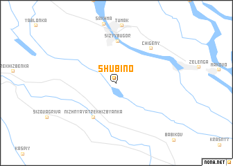 map of Shubino