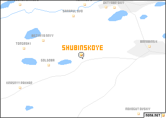 map of Shubinskoye