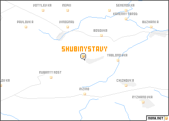 map of Shubiny Stavy