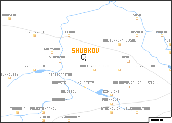 map of Shubkov